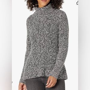 Womens Small Goodthreads Women's Cotton Shaker Stitch Turtleneck Sweater